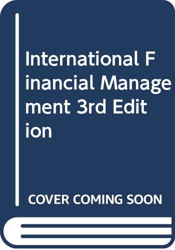 9780071247153: International Financial Management 3rd Edition