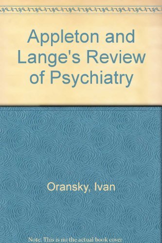 Stock image for Appleton and Lange's Review of Psychiatry for sale by Majestic Books