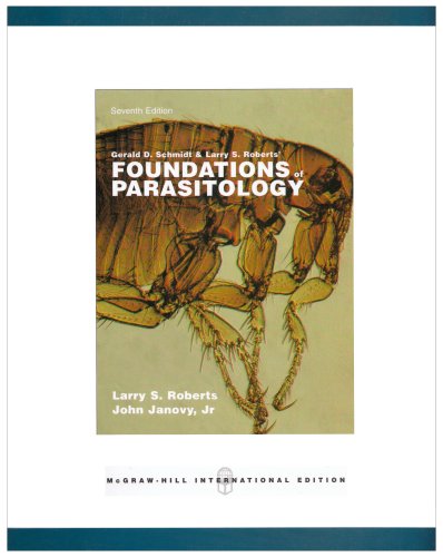 Imagen de archivo de Foundations of Parasitology a la venta por Better World Books Ltd