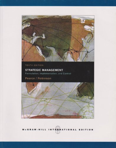 9780071253543: Strategic Management Formulation, Implementation and Control
