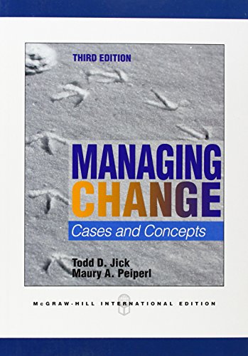 9780071254243: Managing Change: Text and Cases