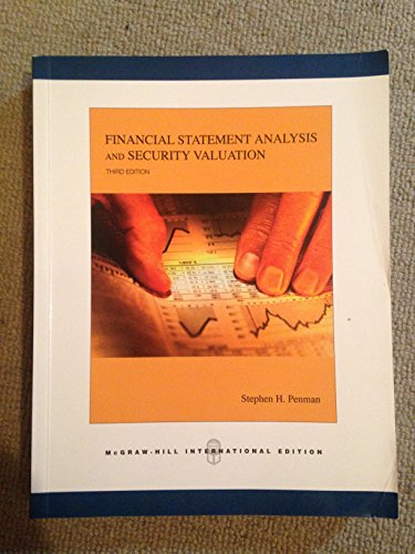 Beispielbild fr Financial Statement Analysis and Security Valuation zum Verkauf von Anybook.com