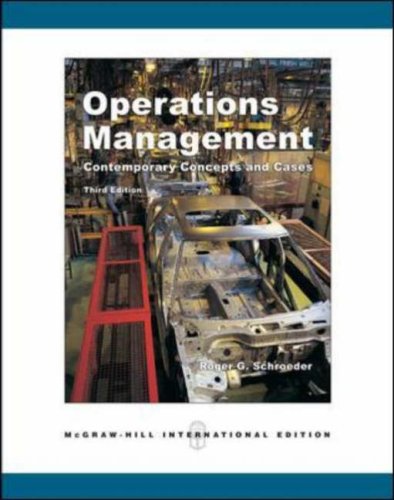 Beispielbild fr Operations Management: Contemporary Concepts and Cases with Student CD-ROM zum Verkauf von WorldofBooks