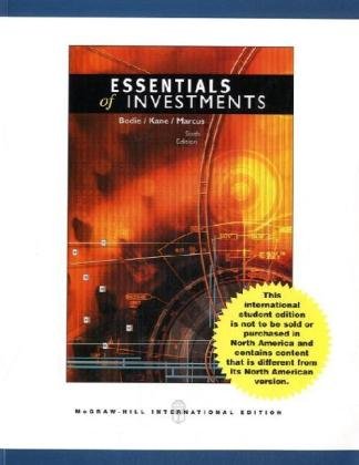 Essentials of Investments (9780071254458) by Zvi Bodie