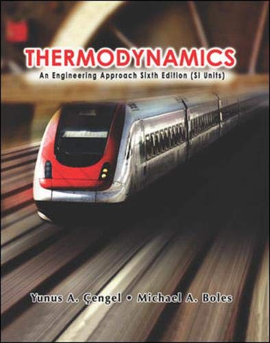 Beispielbild fr Thermodynamics (SI Units) : An Engineering Approach zum Verkauf von Better World Books