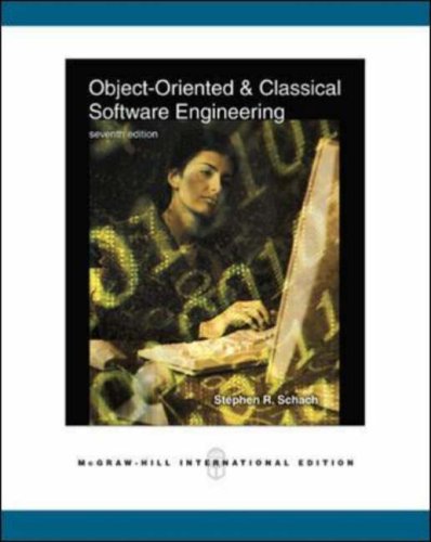 9780071258494: Object-Oriented and Classical Software Engineering
