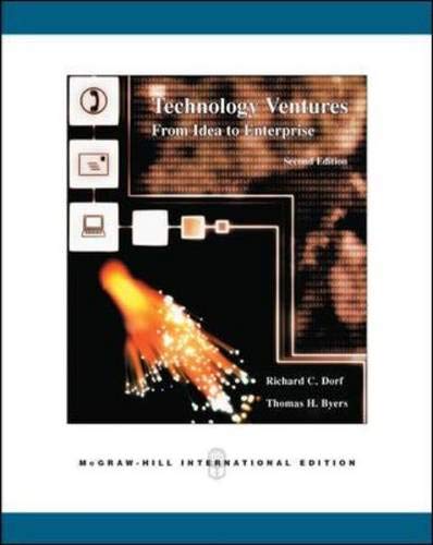 Stock image for Technology Ventures: From Idea to Enterprise for sale by Reuseabook