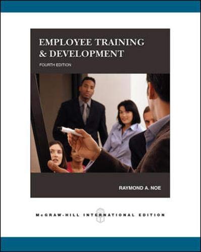 9780071259347: Employee Training & Development (4th International Edition)