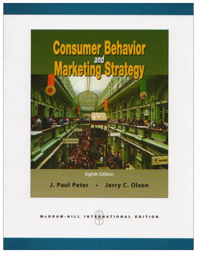 Imagen de archivo de Consumer Behavior and Marketing Strategy a la venta por Majestic Books