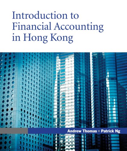 Introduction to Financial Accounting in Hong Kong (9780071260848) by Andrew Thomas; Patrick Ng