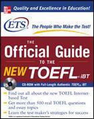 Stock image for The Official Guide to the New TOEFL iBT with CD-ROM by Educational Testing Service for sale by HPB-Red