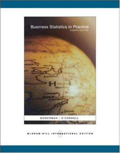 9780071261180: Business Statistics in Practice with Student CD