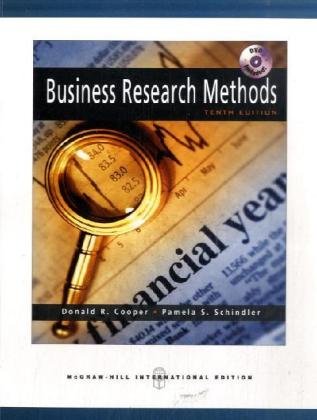 9780071263337: Business Research Methods with Student DVD