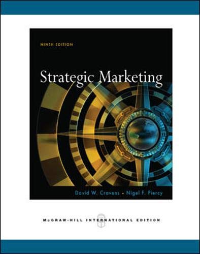 9780071263351: Strategic Marketing