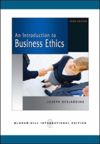 Beispielbild fr The Introduction to Business Ethics zum Verkauf von Better World Books Ltd