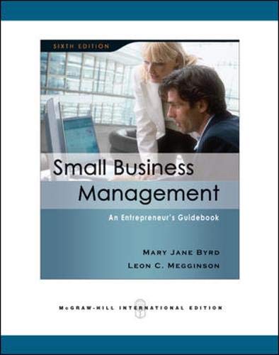 Stock image for Small Business Management: An Entrepreneur's Guidebook for sale by ThriftBooks-Atlanta