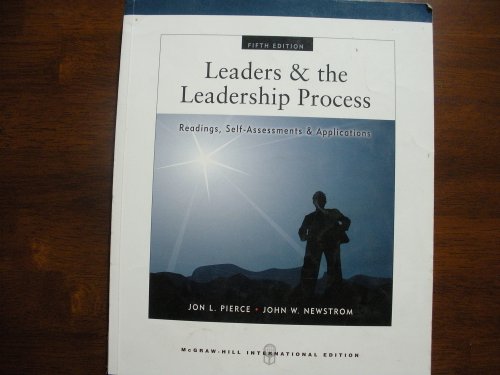 Beispielbild fr Leaders and the Leadership Process zum Verkauf von Ammareal