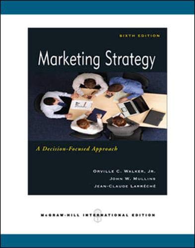 9780071263917: Marketing Strategy: A Decision Focused Approach