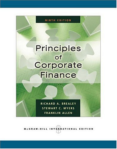 Stock image for Principles of Corporate Finance with S and P Card for sale by Better World Books Ltd