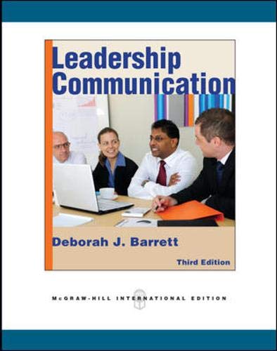 9780071267427: Leadership Communication