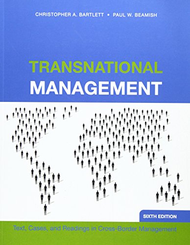 Stock image for Transnational Management: Text, Cases & Readings in Cross-Border Management for sale by Ammareal