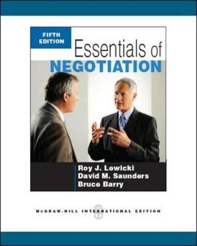 9780071267731: Essentials of negotiation (Economia e discipline aziendali)