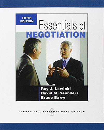 9780071267731: Essentials of Negotiation