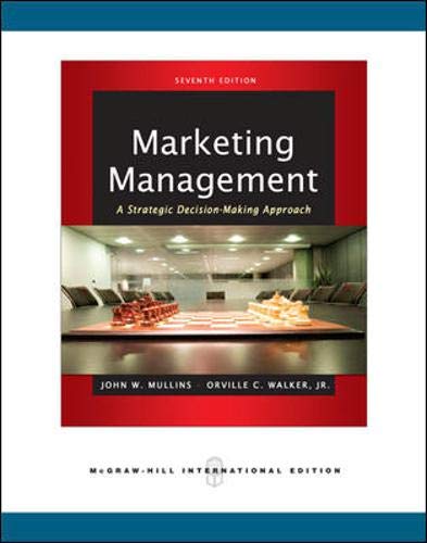 Imagen de archivo de Marketing Management: A Strategic Decision-Making Approach : A Strategic Decision-Making Approach a la venta por Better World Books: West