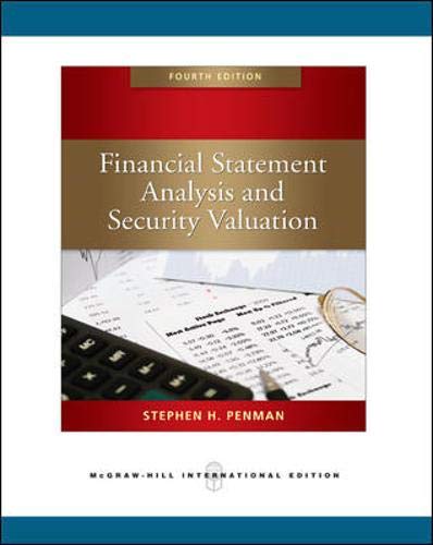 Beispielbild fr Financial Statement Analysis and Security Valuation zum Verkauf von AwesomeBooks