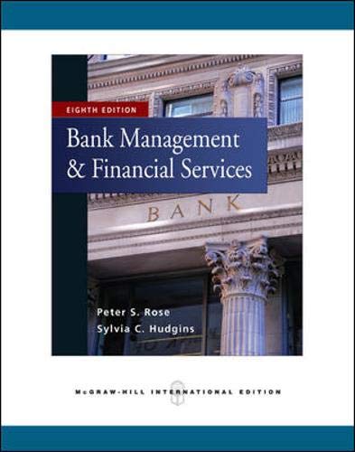 Stock image for Bank Management & Financial Services with S&P Bind-in Card for sale by MusicMagpie