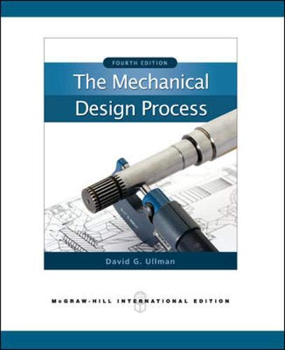 The Mechanical Design Process (Int'l Ed) (9780071267960) by Ullman