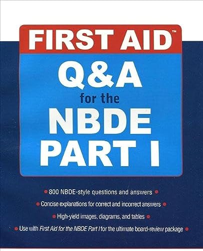 9780071268660: First Aid Q/A for NBDE Part I
