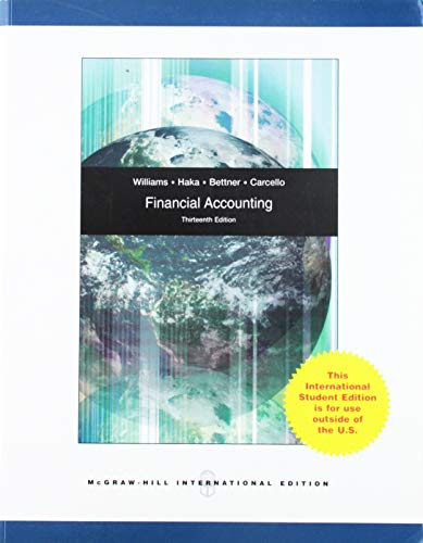 9780071269759: Financial Accounting. Jan R. Williams ... [Et Al.]