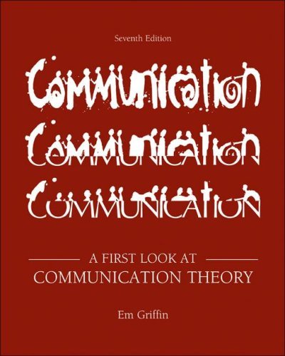 Stock image for First Look at Communication Theory for sale by SecondSale