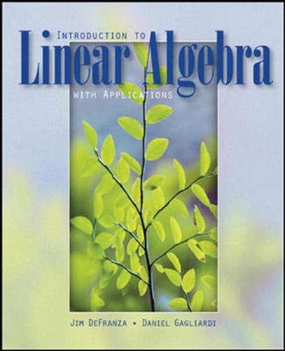 9780071270540: Introduction to Linear Algebra