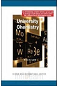 Stock image for UNIVERSITY CHEMISTRY (IE) (PB 2009) for sale by Kanic Books