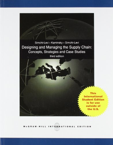 Imagen de archivo de Designing and Managing the Supply Chain 3e with Student CD (Intl Ed) a la venta por Greener Books