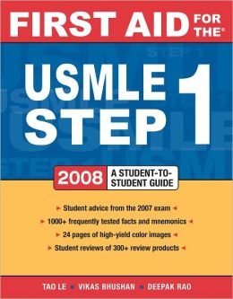 Beispielbild fr First Aid for the USMLE Step 1 (First Aid) zum Verkauf von Books Puddle