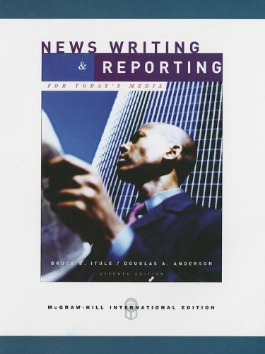 9780071275828: NEWS WRITING & REPORTING TODAY