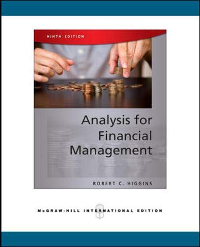 Analysis For Financial Management - Robert C. Higgins
