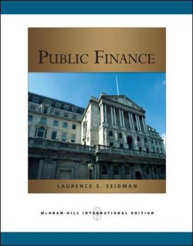 Imagen de archivo de Public Finance a la venta por ThriftBooks-Dallas