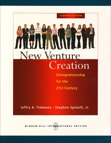 Stock image for New Venture Creation: Entrepreneurship for the 21st Century. for sale by MusicMagpie