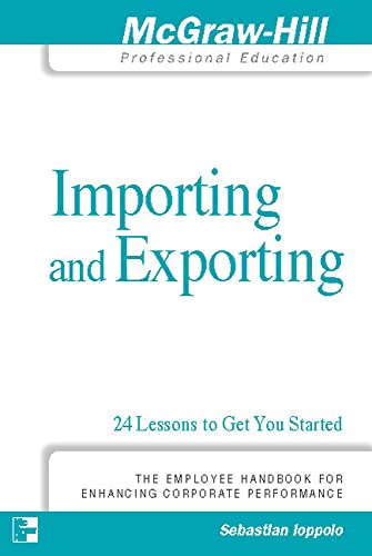 9780071278010: Importing and Exporting: 24 Lessons to Get You Started (Asia PROFESSIONAL Business Management)