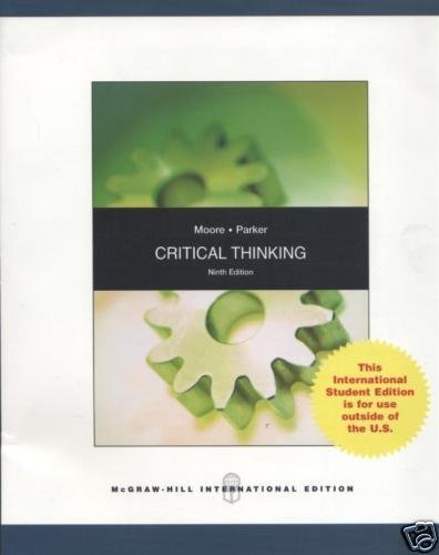 Beispielbild fr Critical Thinking zum Verkauf von GF Books, Inc.