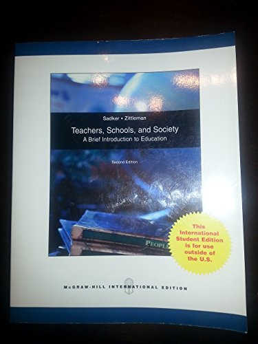 9780071280808: Teachers, Schools and Society: A Brief Introduction to Education