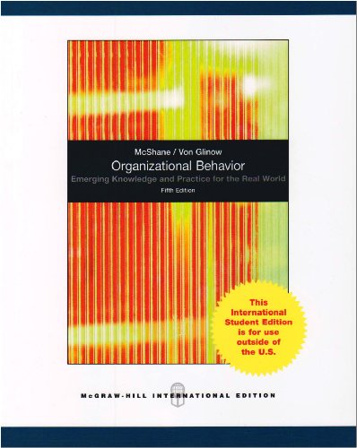 Stock image for Organizational Behavior: Emerging Knowledge and Practice for the Real World, 5th Edition for sale by Irish Booksellers