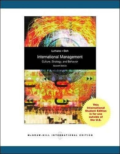 Stock image for International Management: Culture, Strategy and Behavior for sale by Phatpocket Limited