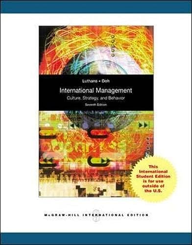 9780071282406: International Management: Culture, Strategy, and Behavior