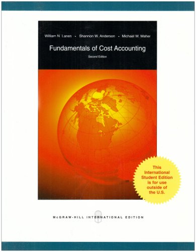 Imagen de archivo de Fundamentals of Cost Accounting a la venta por ThriftBooks-Atlanta