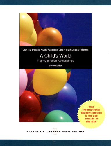 A Child's World (9780071283274) by Diane E. Papalia